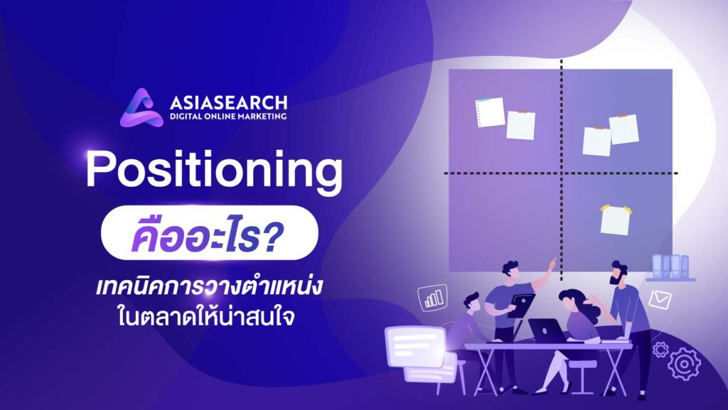 Positioning คืออะไร เทคนิคการวางตำแหน่งในตลาดให้น่าสนใจ