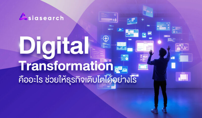 Digital Transformation คืออะไร ช่วยให้ธุรกิจเติบโตได้อย่างไร